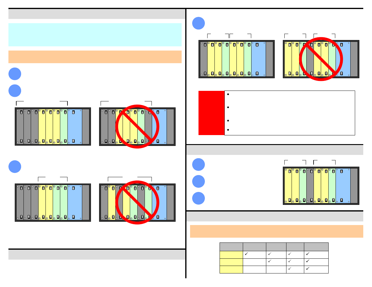 Storing spare modules | Barco RACKMOUNT DX-700 User Manual | Page 4 / 4
