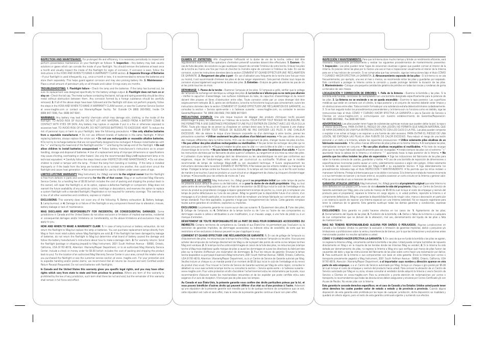 Maglite Mini MAGLITE® 2-Cell AA Flashlight User Manual | Page 2 / 2