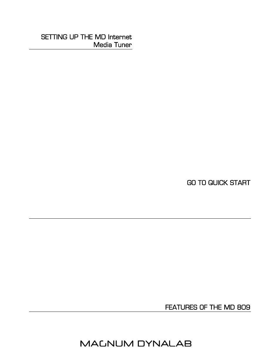 Magnum Dynalab MD-809T User Manual | Page 7 / 27