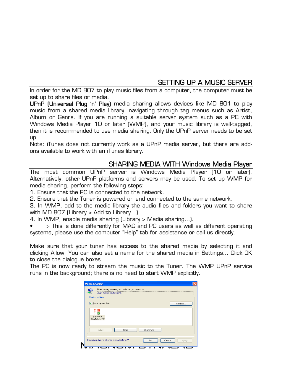 Magnum Dynalab MD-807T User Manual | Page 13 / 27