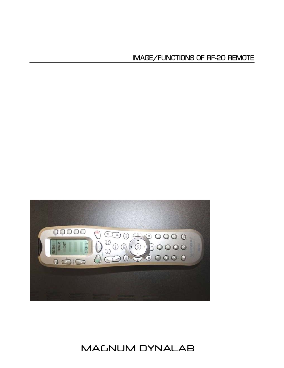 Magnum Dynalab MD-807T User Manual | Page 18 / 27