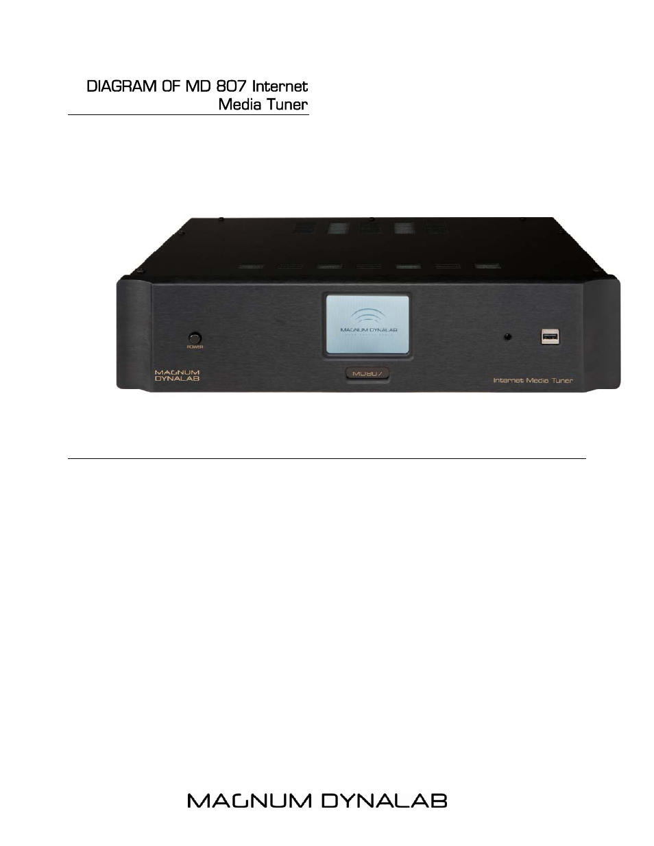 Magnum Dynalab MD-807T User Manual | Page 19 / 27