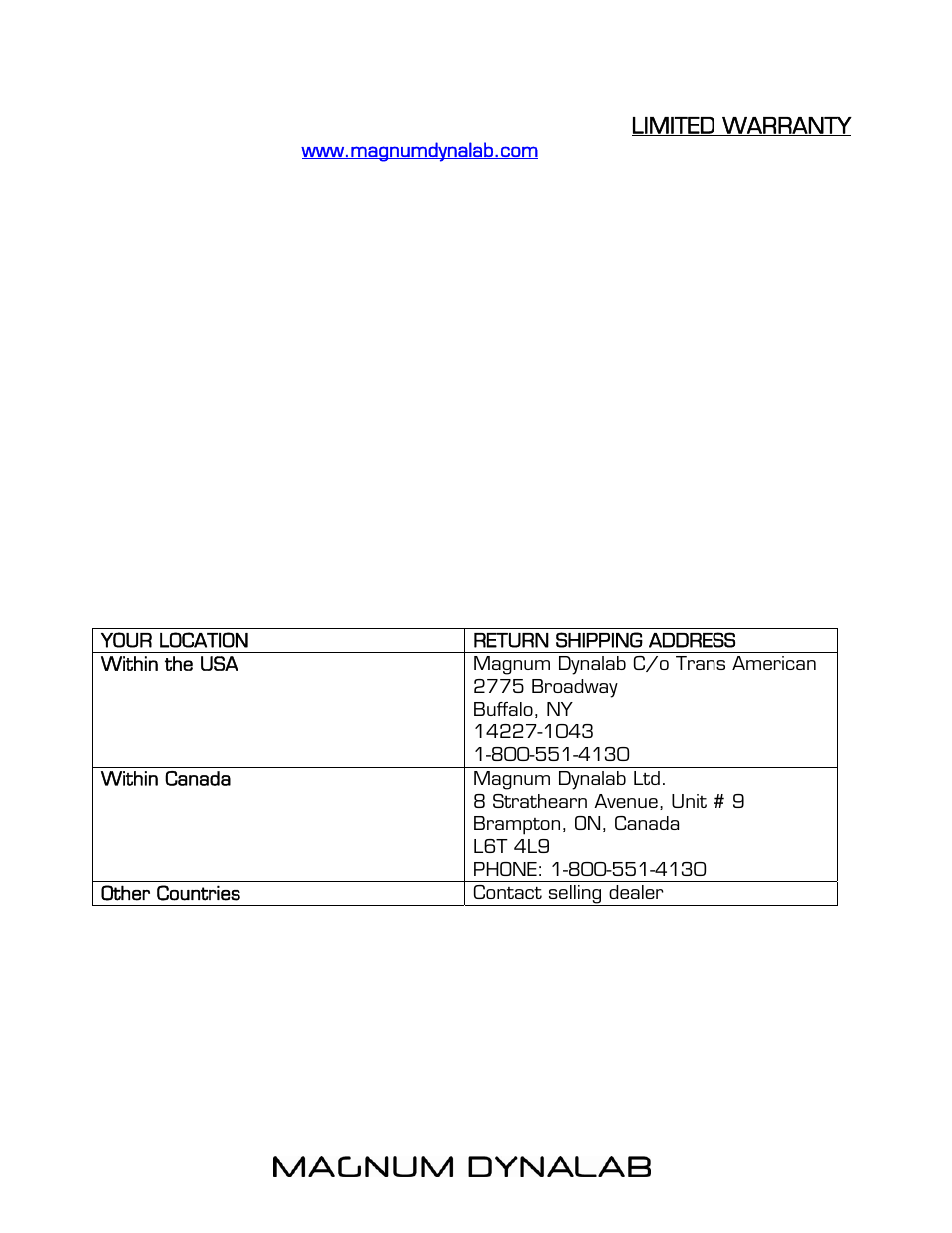 Magnum Dynalab MD-807T User Manual | Page 26 / 27