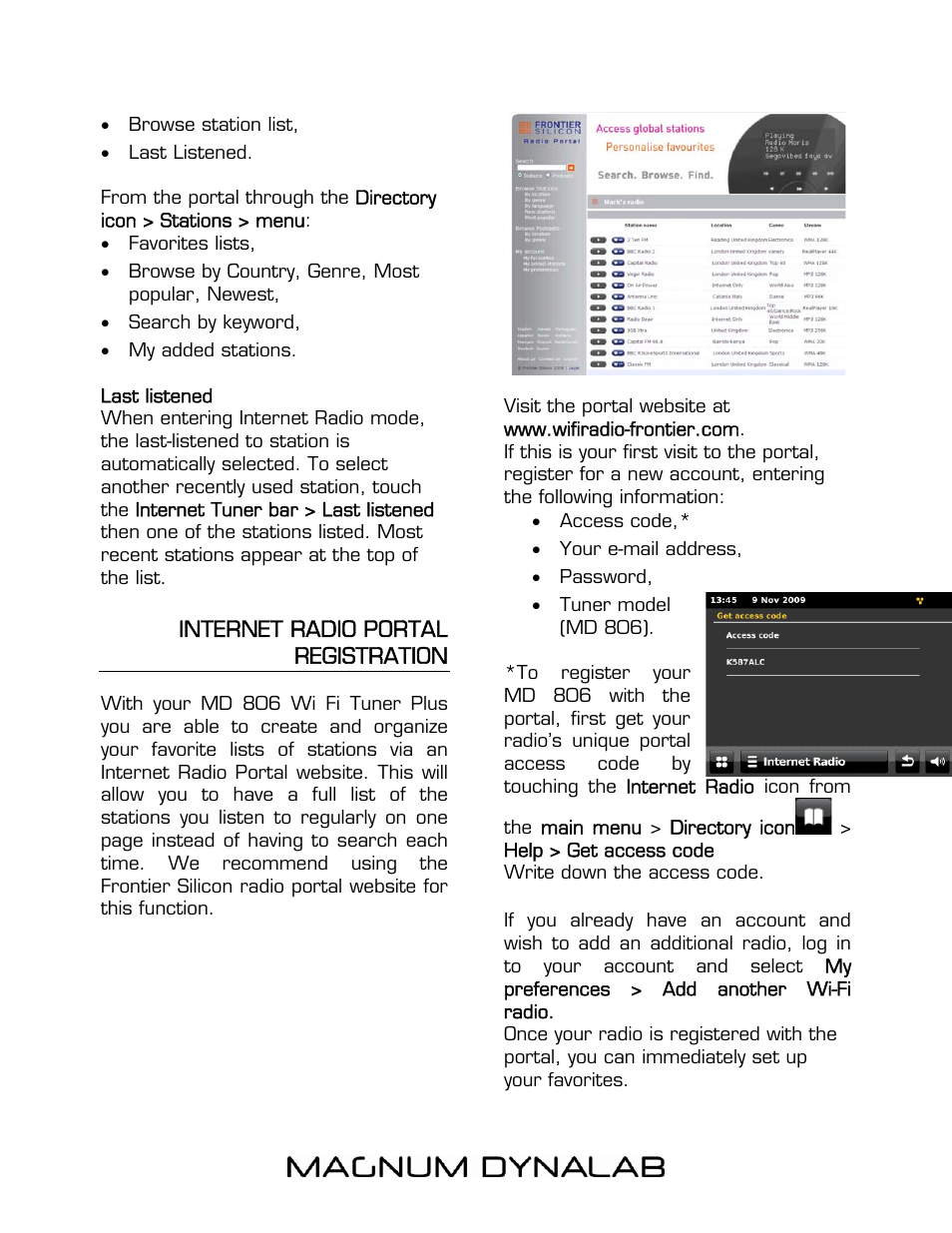 Magnum Dynalab MD-806T User Manual | Page 12 / 28
