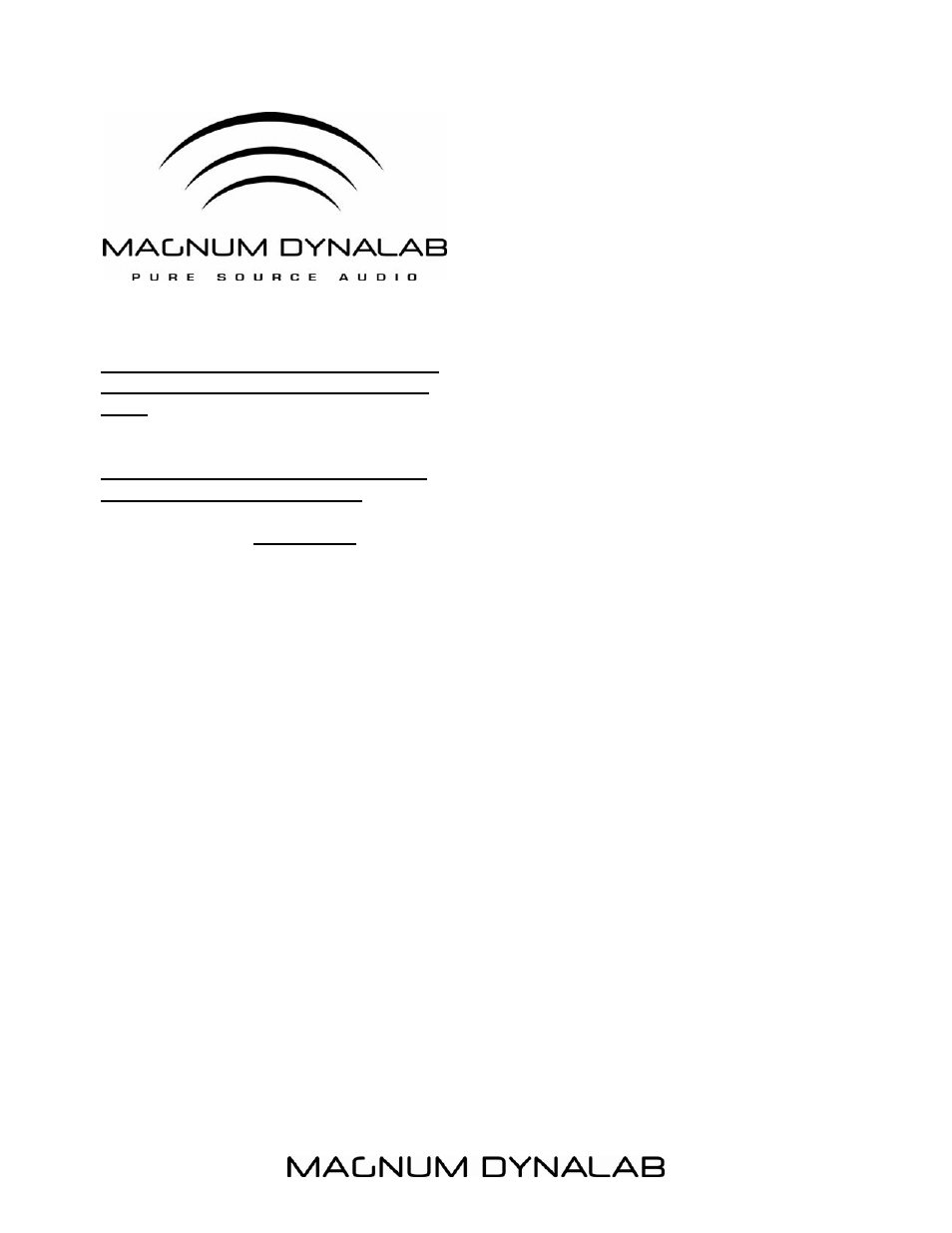 Magnum Dynalab MD-806T User Manual | Page 2 / 28