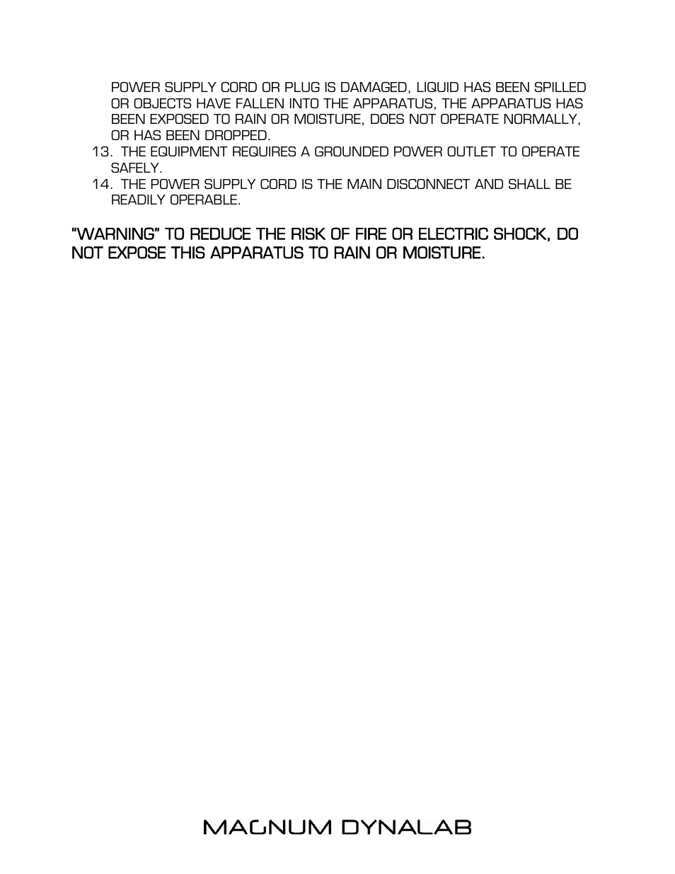 Magnum Dynalab MD-806T User Manual | Page 26 / 28