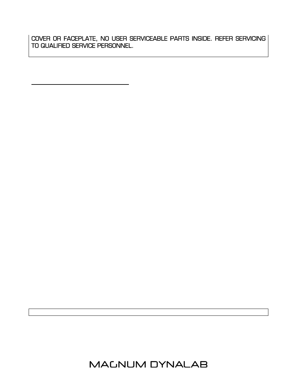 Magnum Dynalab MD-806T User Manual | Page 28 / 28