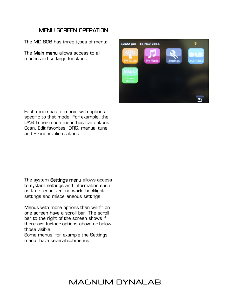 Magnum Dynalab MD-806T User Manual | Page 9 / 28