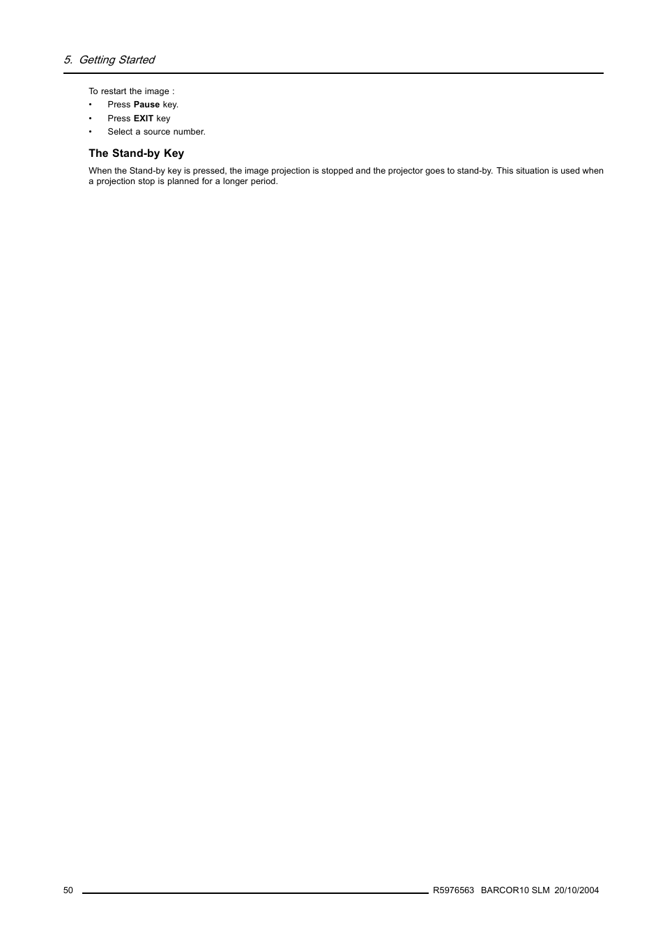 Barco R9010010 User Manual | Page 54 / 137
