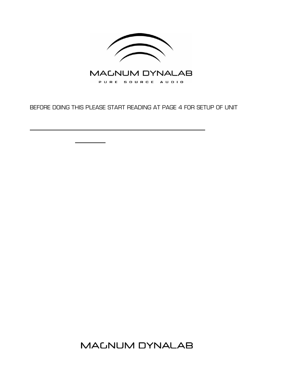 Magnum Dynalab MD-801 User Manual | Page 2 / 29