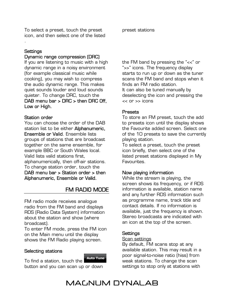 Magnum Dynalab MD-801 User Manual | Page 20 / 29