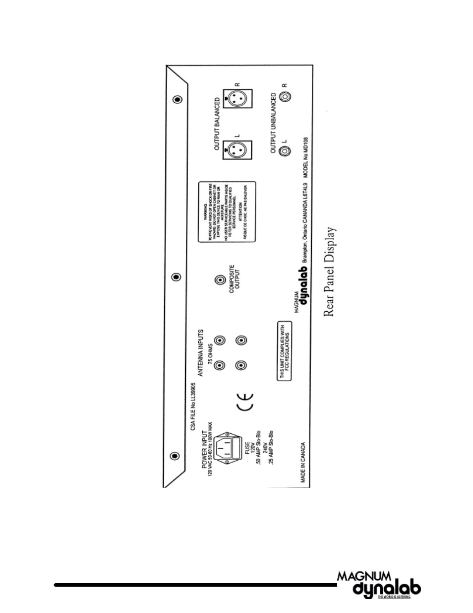 Magnum Dynalab MD-108 User Manual | Page 8 / 16