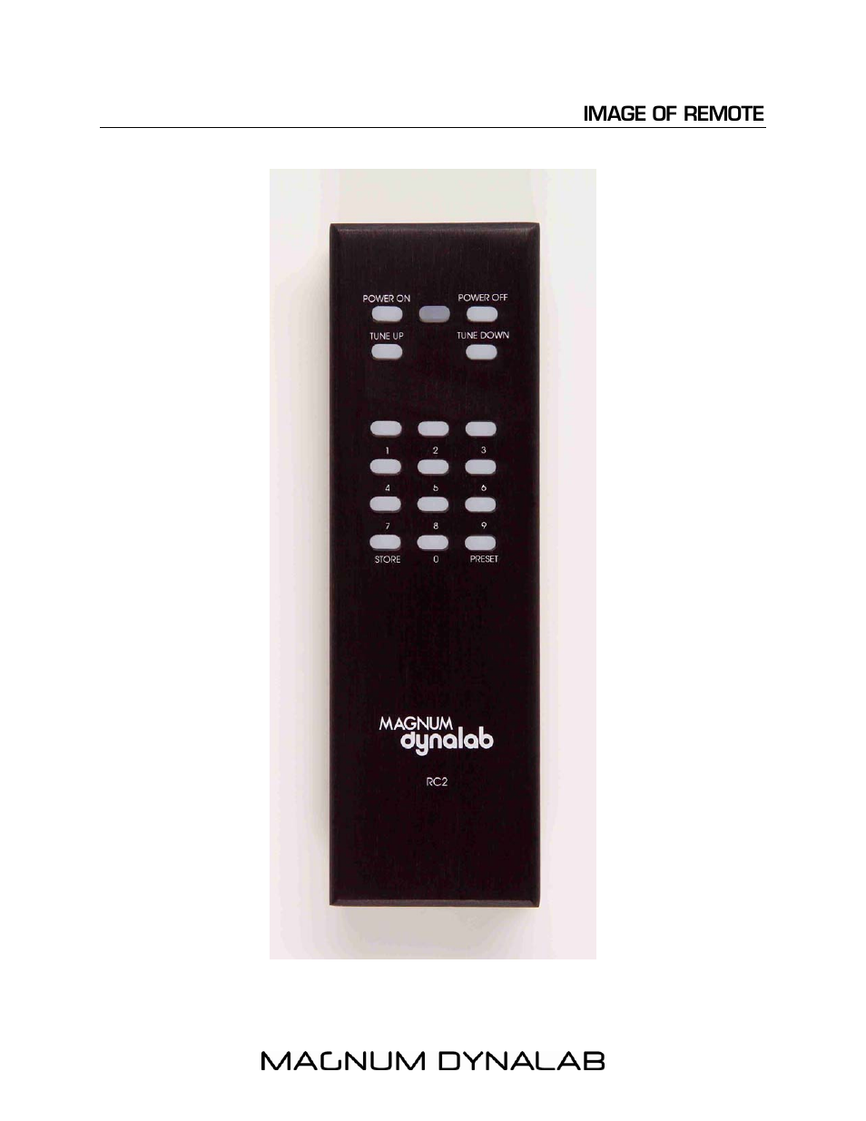 Image of remote 10 | Magnum Dynalab MD-106T User Manual | Page 10 / 16