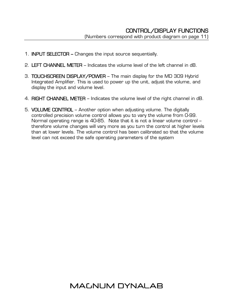 Magnum Dynalab MD-309 User Manual | Page 11 / 17