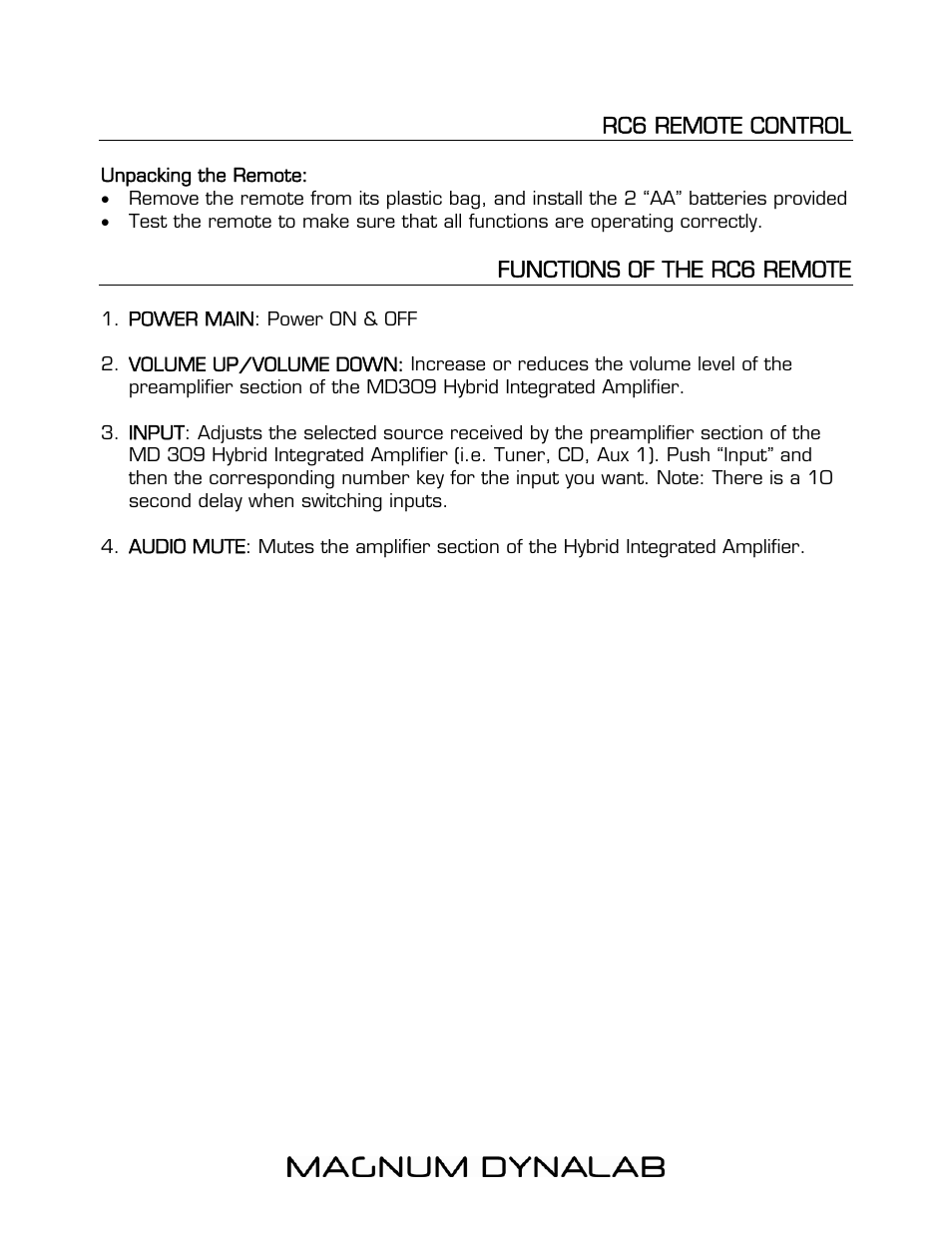 Magnum Dynalab MD-309 User Manual | Page 9 / 17