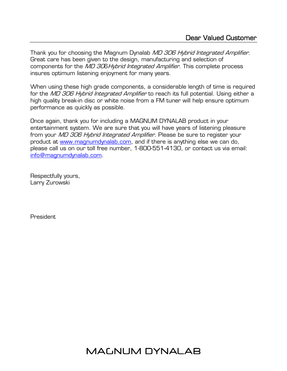 Magnum Dynalab MD-306 User Manual | Page 3 / 17