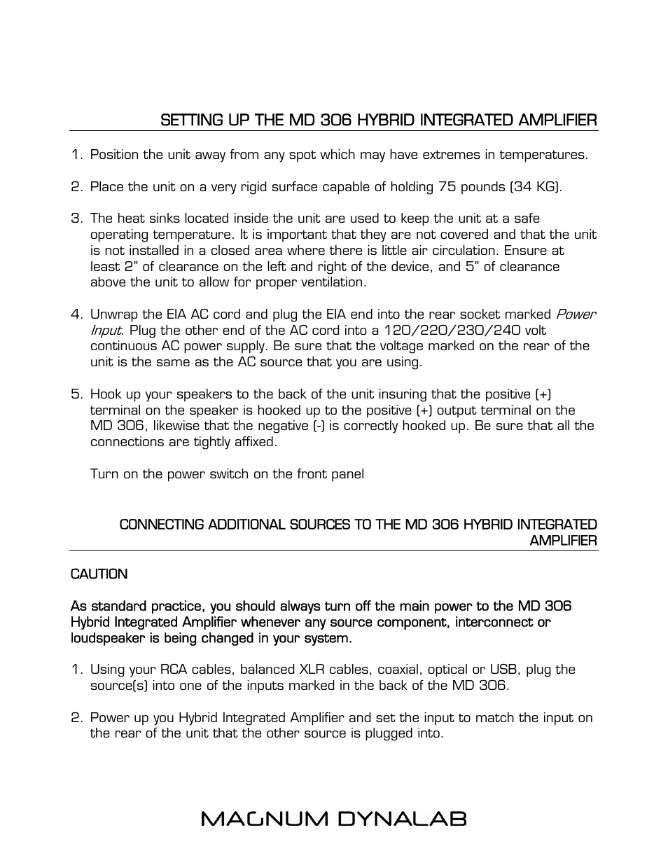 Magnum Dynalab MD-306 User Manual | Page 5 / 17