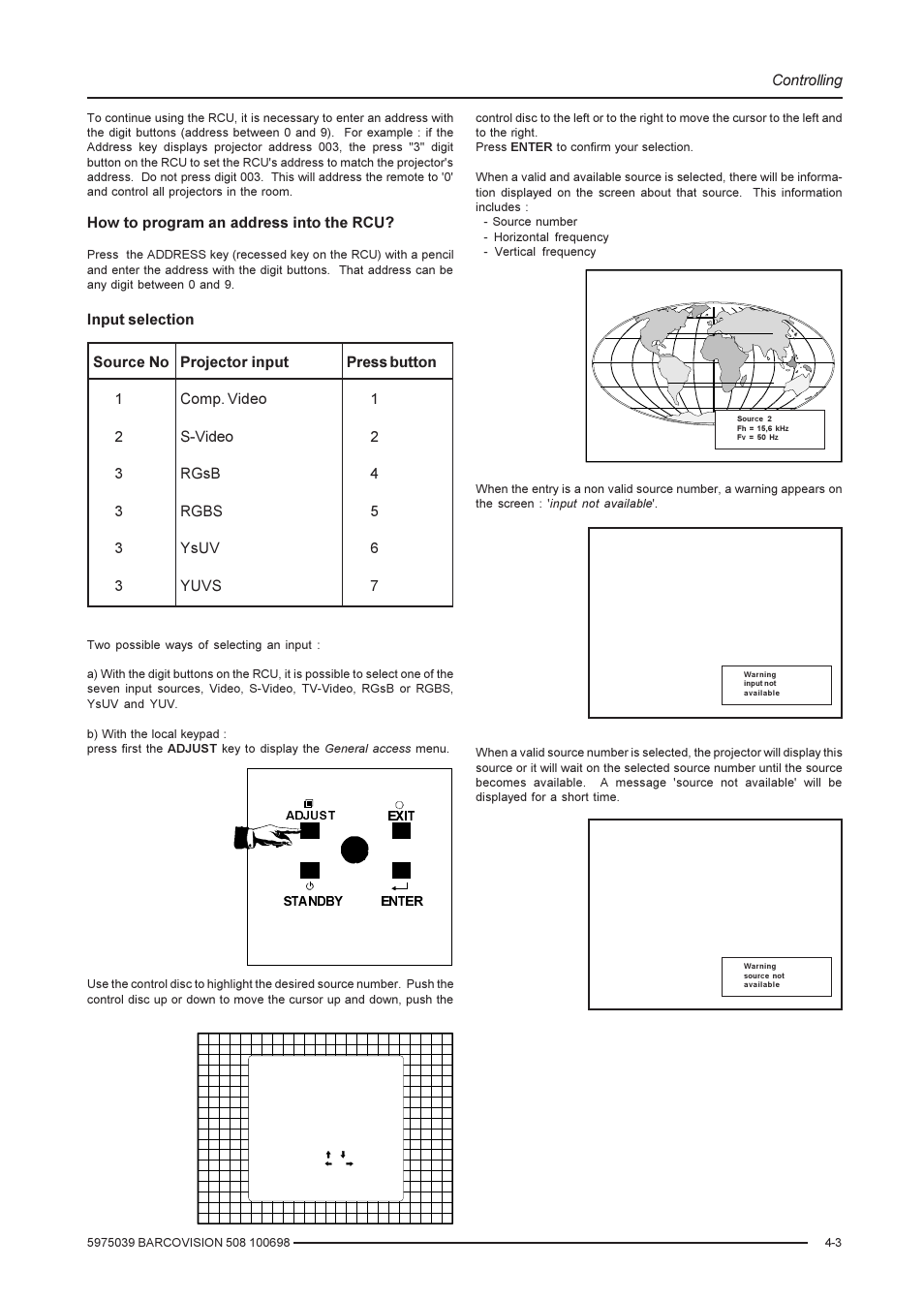 Barco R9002139 User Manual | Page 17 / 50