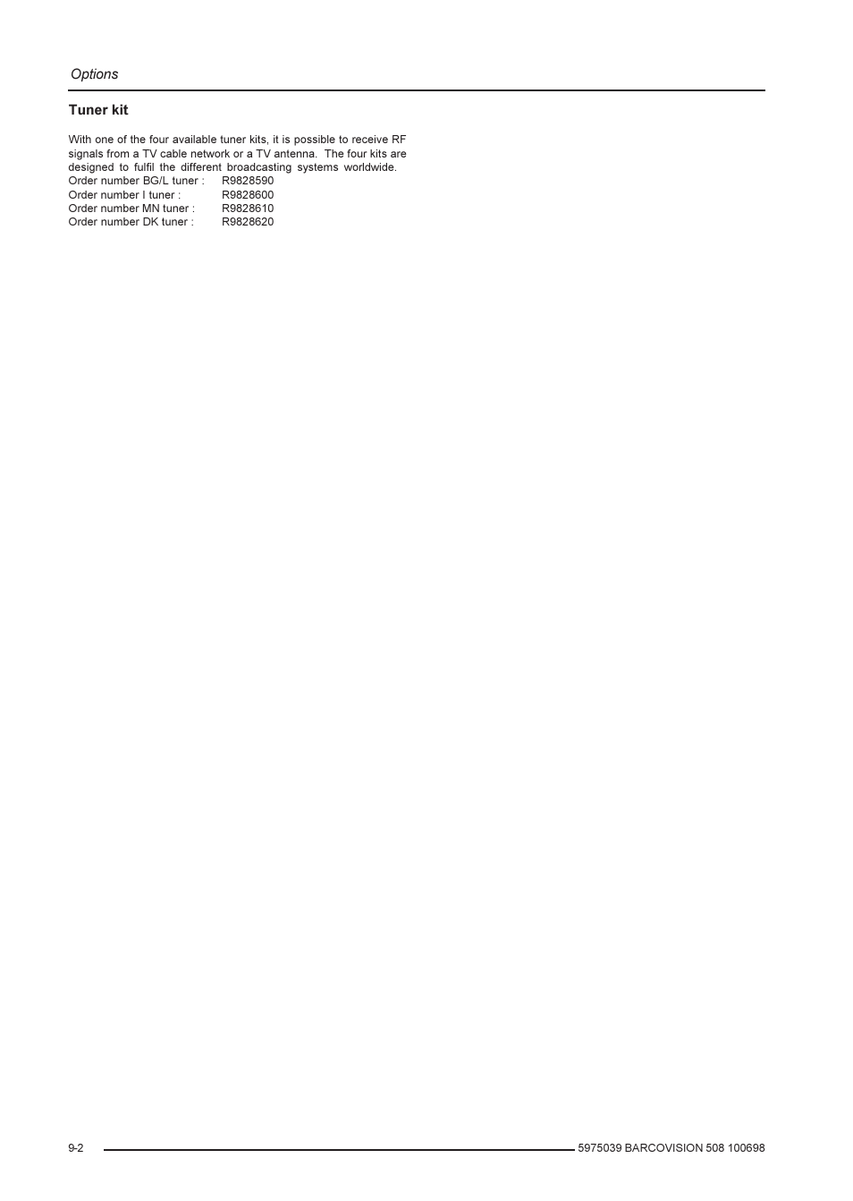 Barco R9002139 User Manual | Page 44 / 50