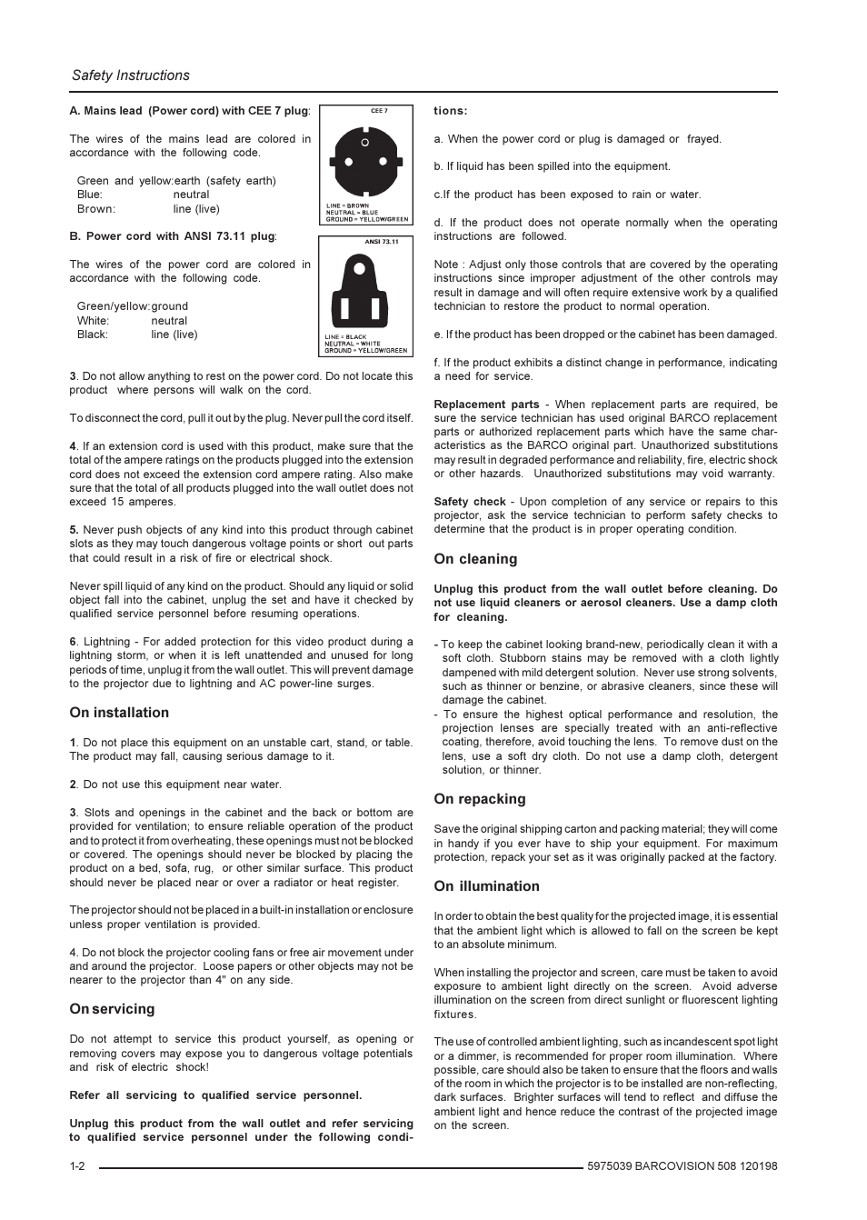 Barco R9002139 User Manual | Page 6 / 50