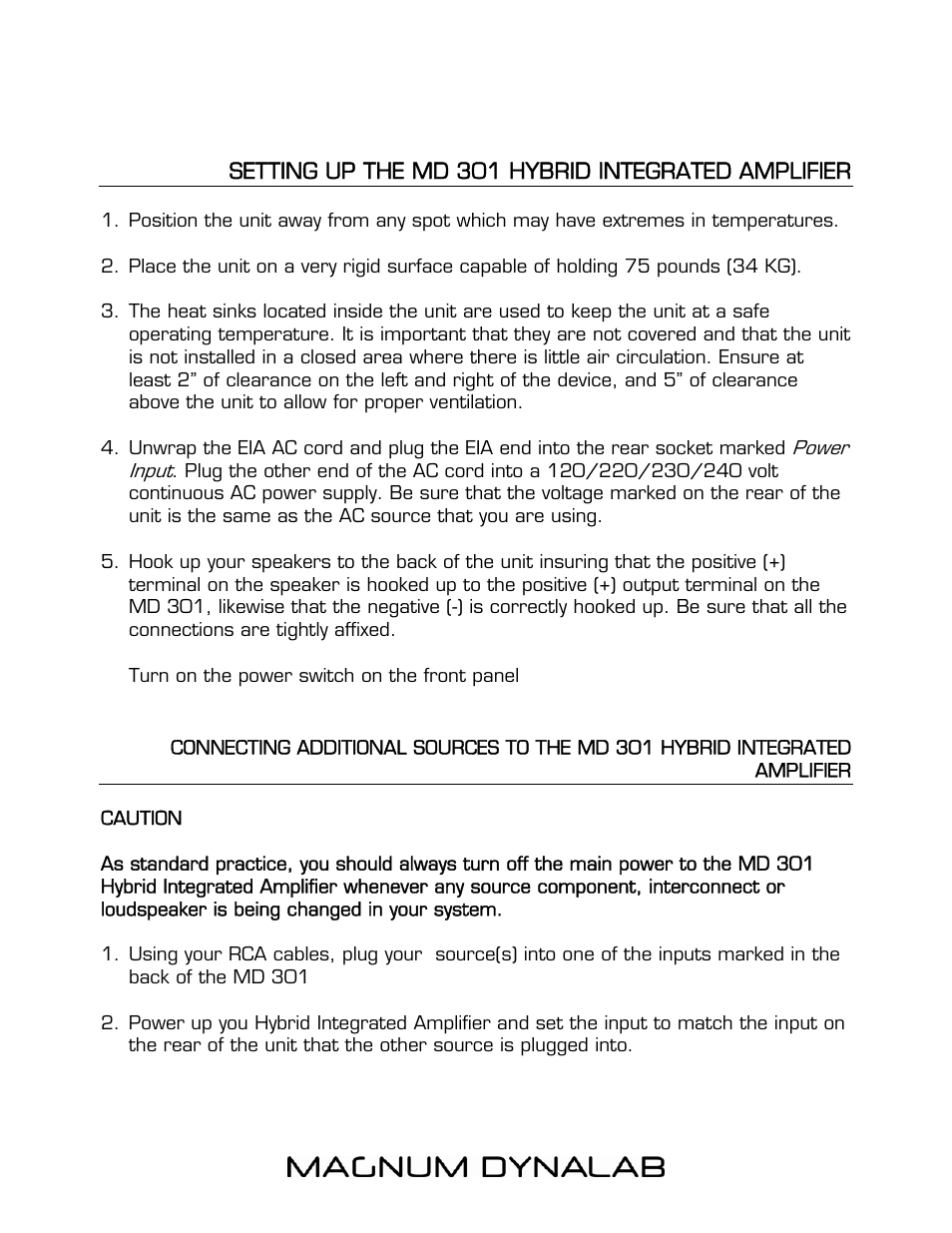 Magnum Dynalab MD-301 User Manual | Page 5 / 15