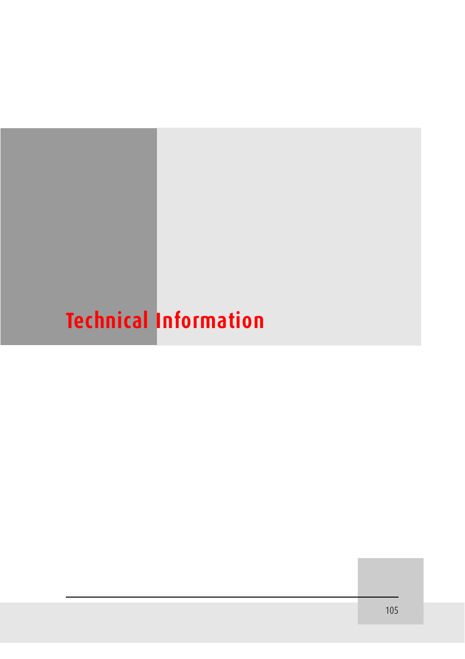 Technical information | Barco CORONIS MFGD 3621 User Manual | Page 105 / 119