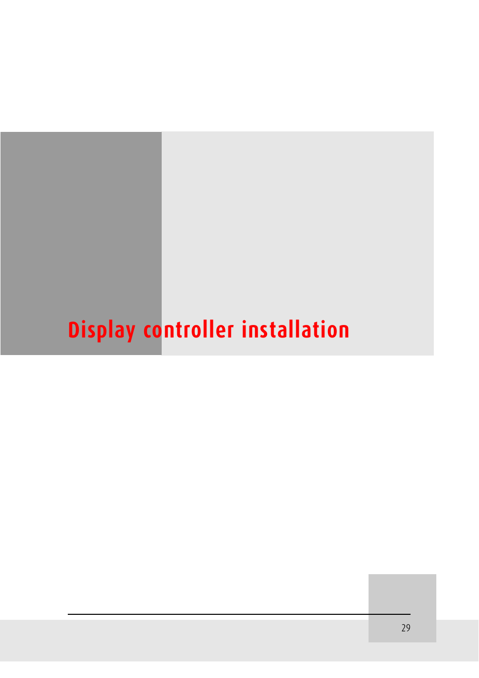 Display controller installation | Barco CORONIS MFGD 3621 User Manual | Page 29 / 119