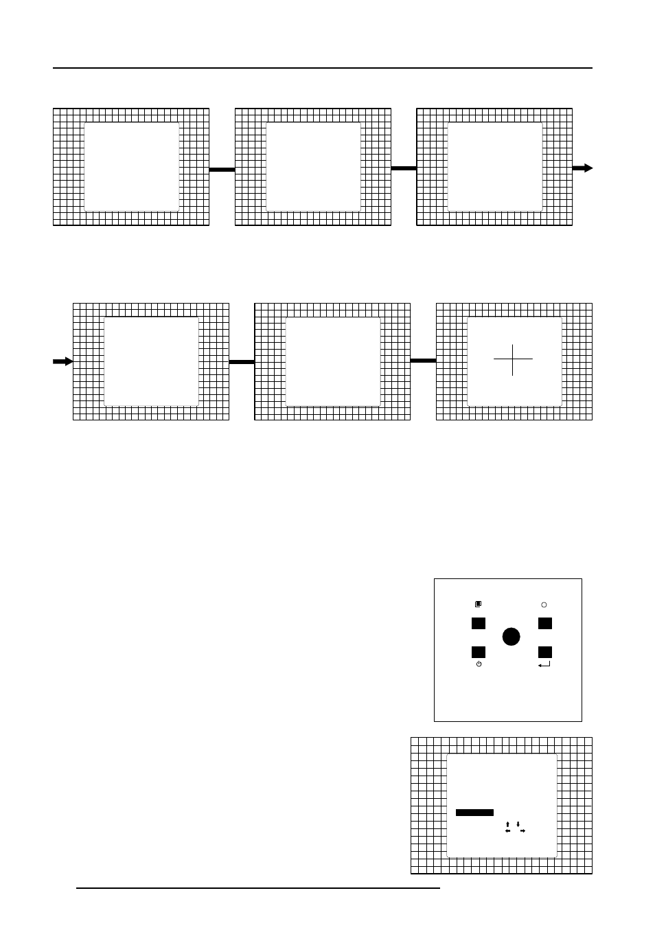 Installation adjustments, Overview flow chart installation mode, Installation mode start up | Adjust, General access menu, Enter adjust, Enter | Barco DATA 708 User Manual | Page 22 / 34