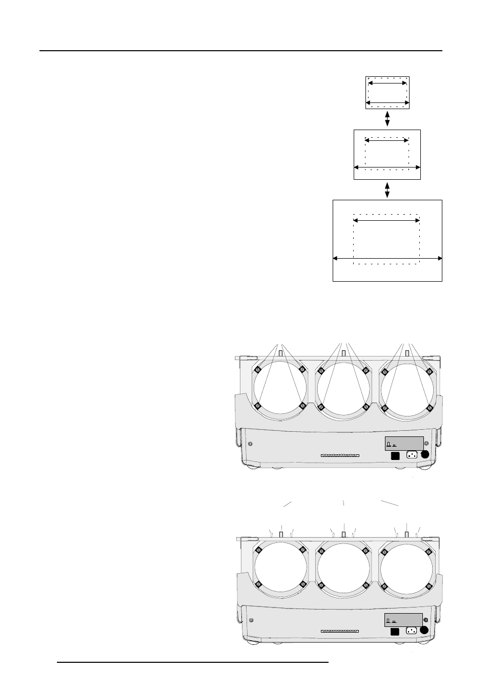 Installation adjustments, Scheimpfug adjustment | Barco DATA 708 User Manual | Page 24 / 34