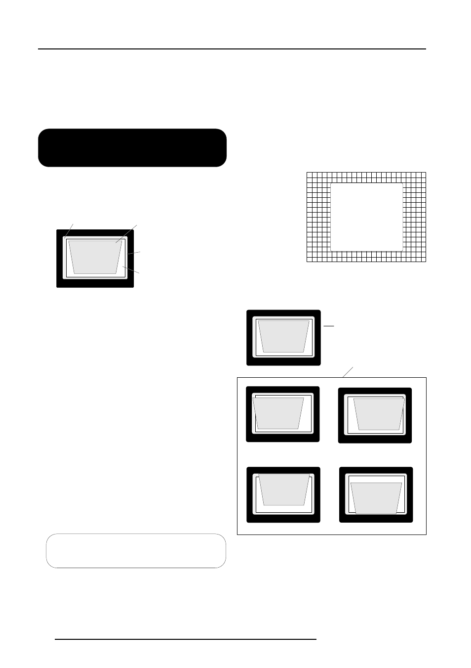Installation adjustments | Barco DATA 708 User Manual | Page 26 / 34