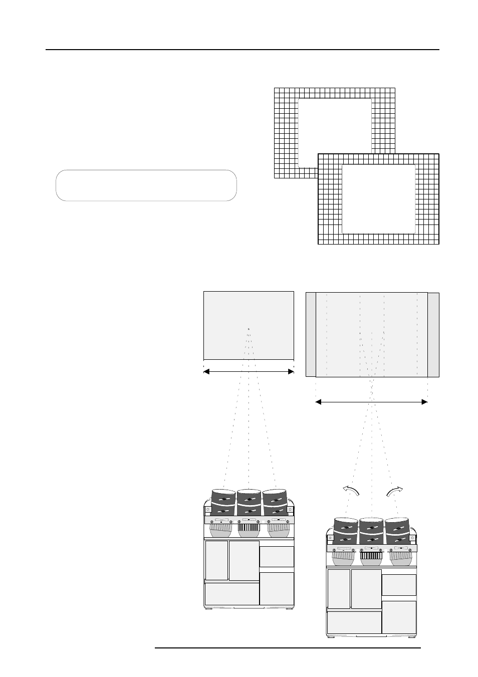 Installation adjustments, Crt projection angle adjustment | Barco DATA 708 User Manual | Page 27 / 34