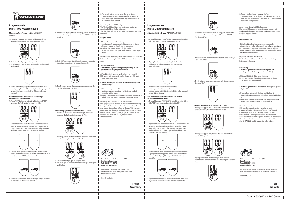 Measurement MN-4357B Programmable Gauge User Manual | 1 page
