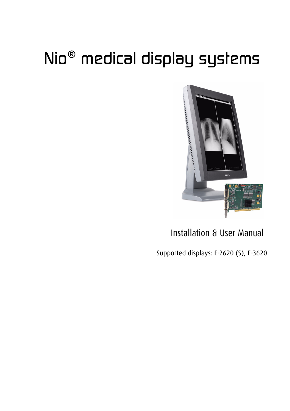 Barco NIO E-2620 User Manual | 148 pages