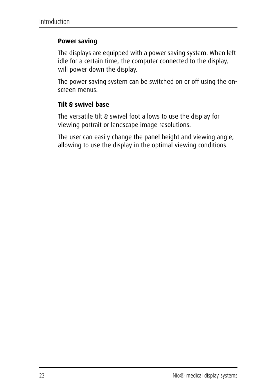 Barco NIO E-2620 User Manual | Page 22 / 148
