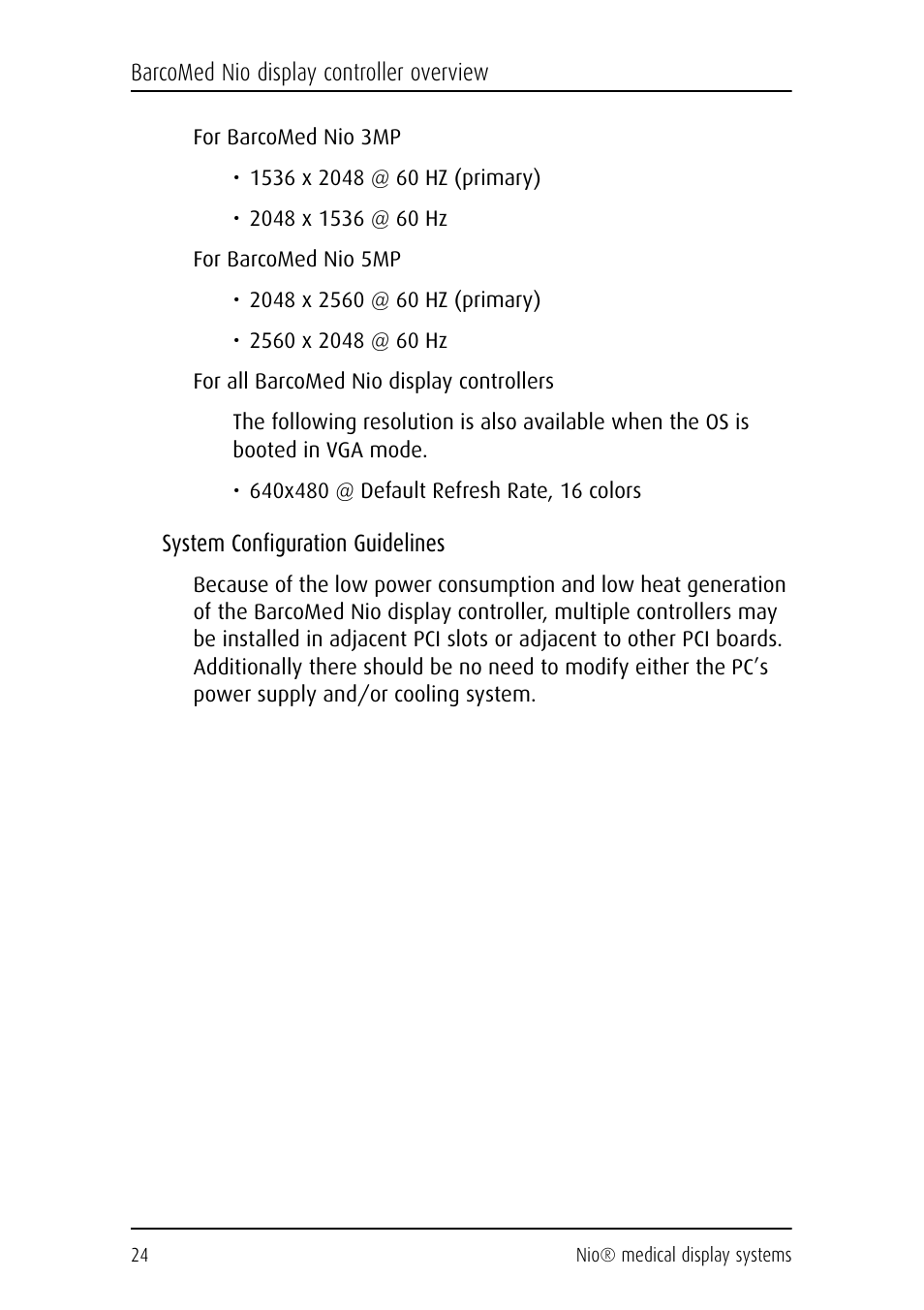 Barco NIO E-2620 User Manual | Page 24 / 148
