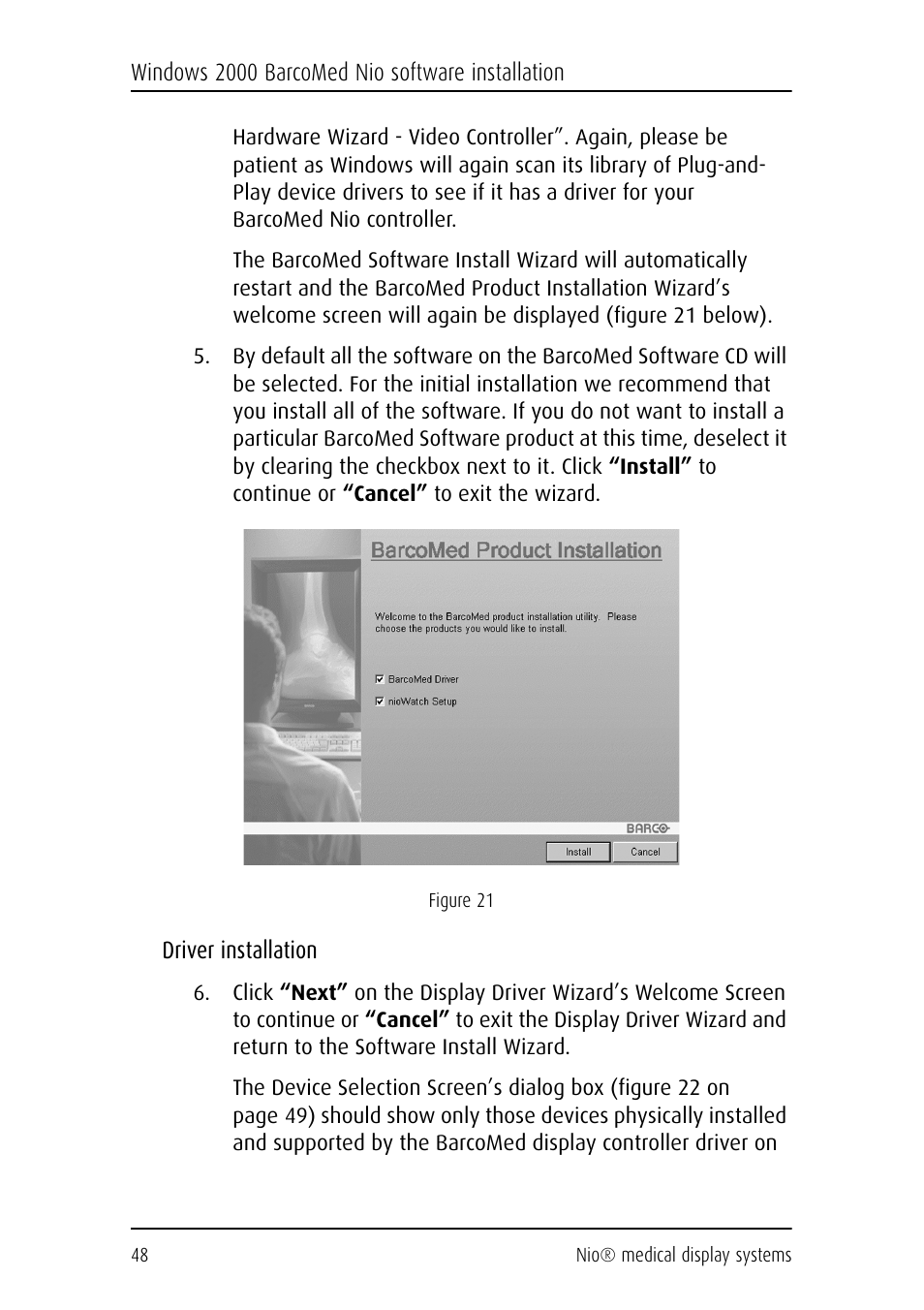 Barco NIO E-2620 User Manual | Page 48 / 148