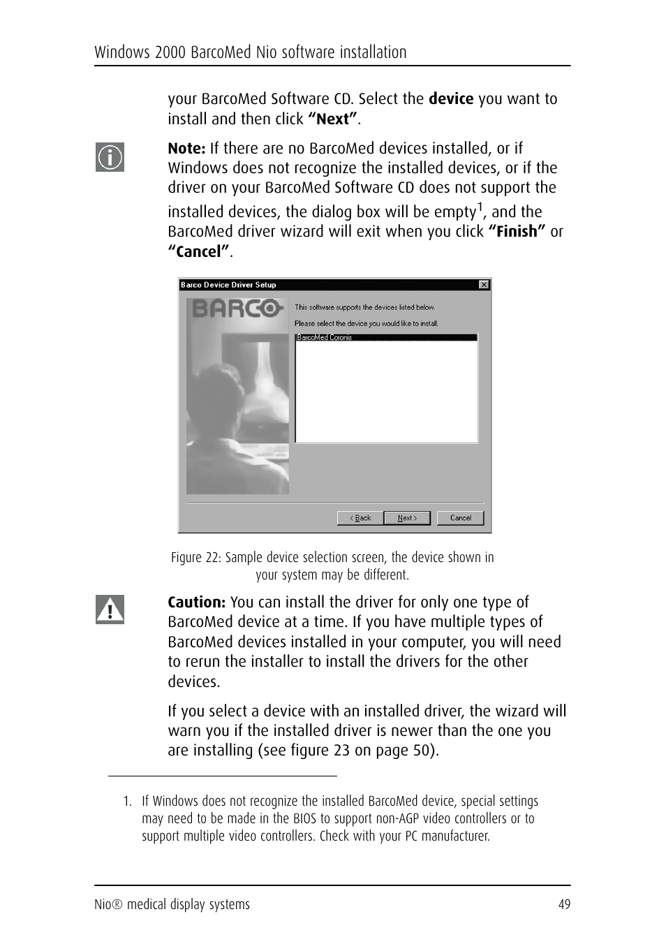 Barco NIO E-2620 User Manual | Page 49 / 148