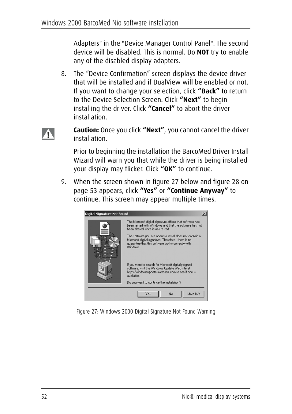 Barco NIO E-2620 User Manual | Page 52 / 148