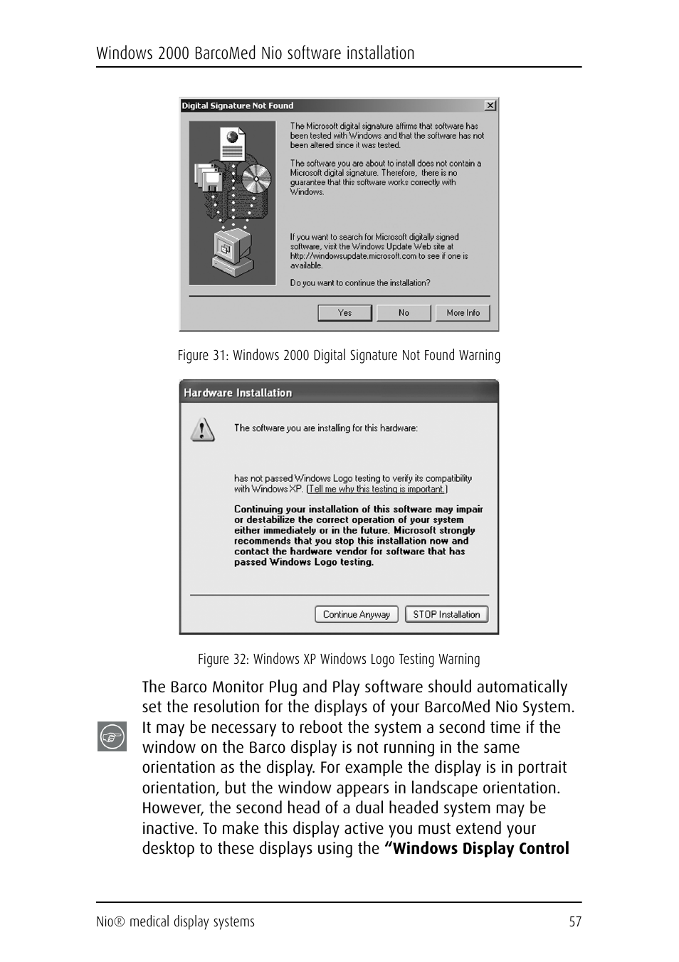 Barco NIO E-2620 User Manual | Page 57 / 148