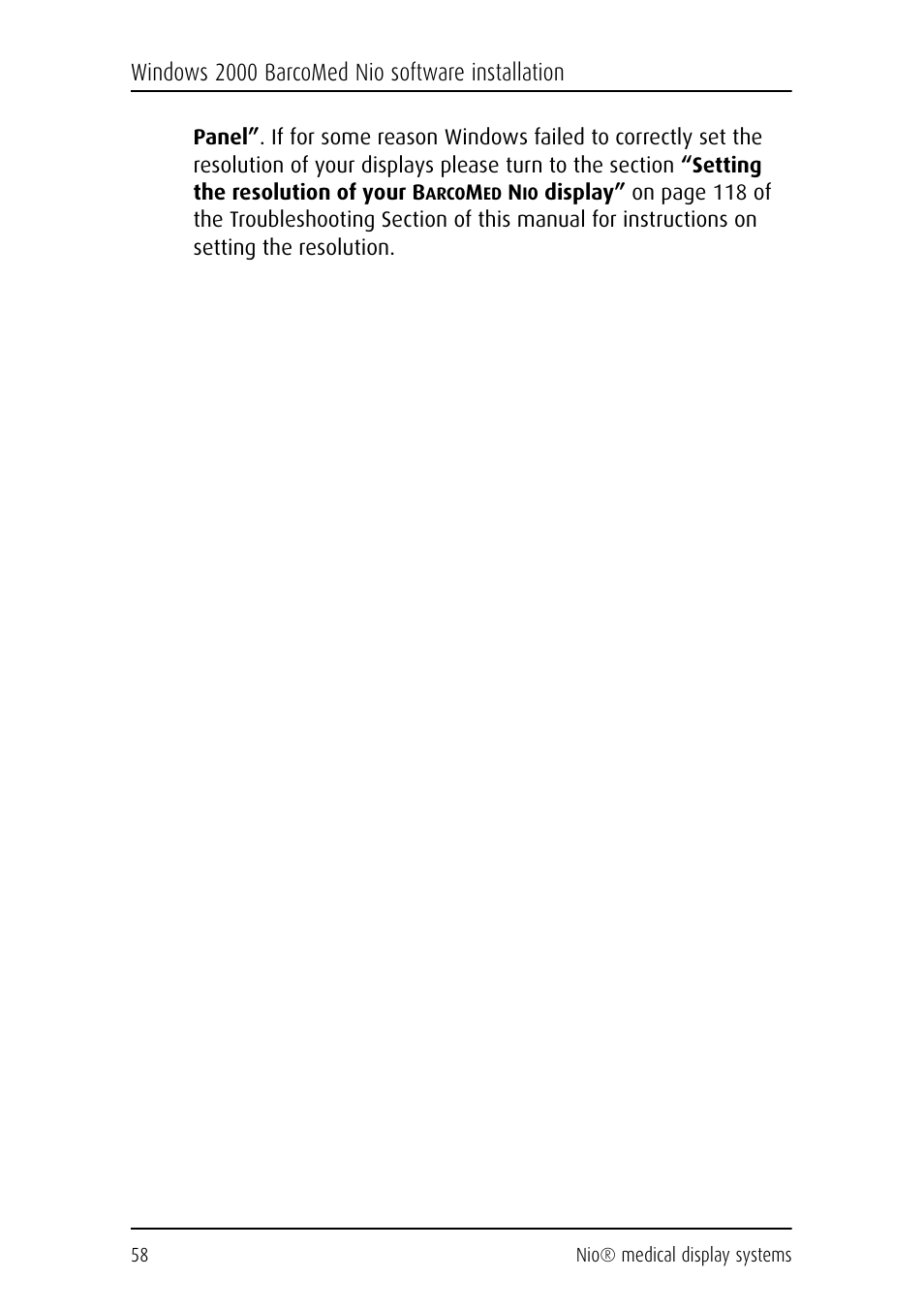 Barco NIO E-2620 User Manual | Page 58 / 148