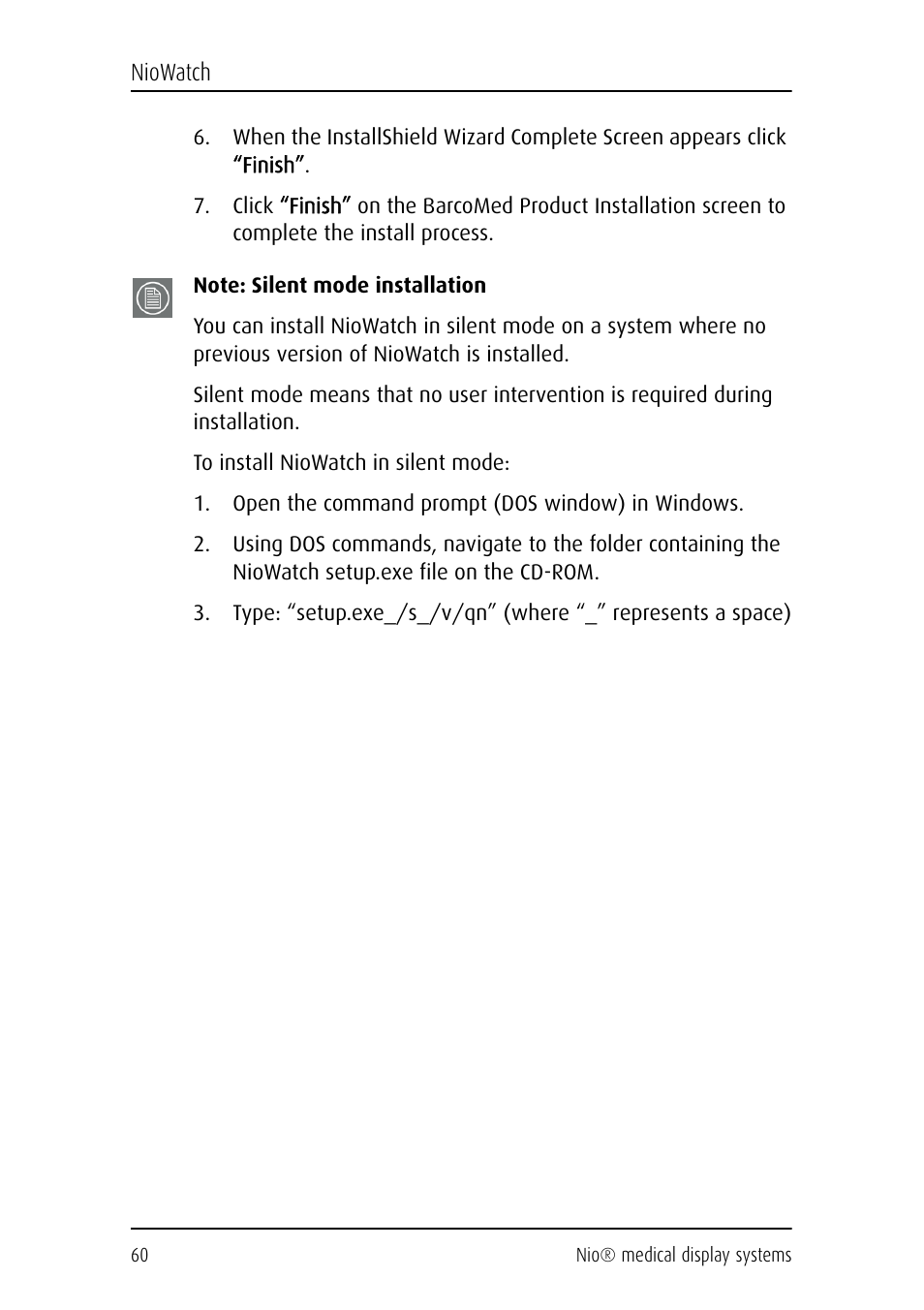 Barco NIO E-2620 User Manual | Page 60 / 148