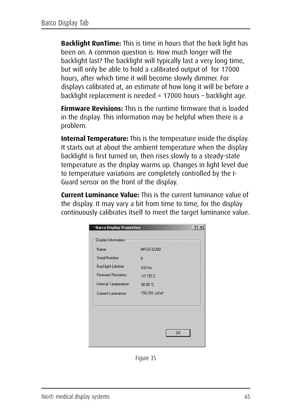 Barco NIO E-2620 User Manual | Page 65 / 148