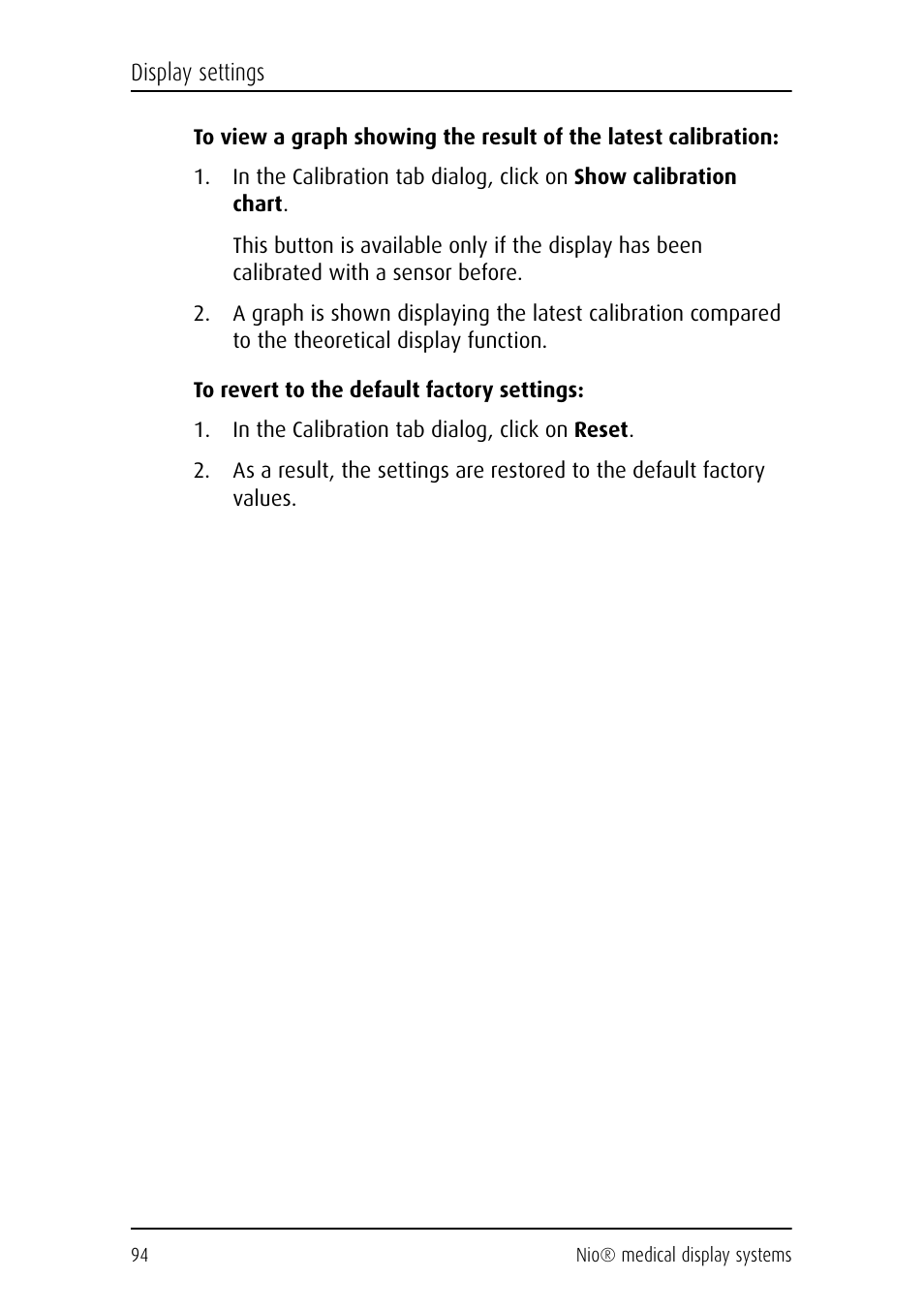 Barco NIO E-2620 User Manual | Page 94 / 148