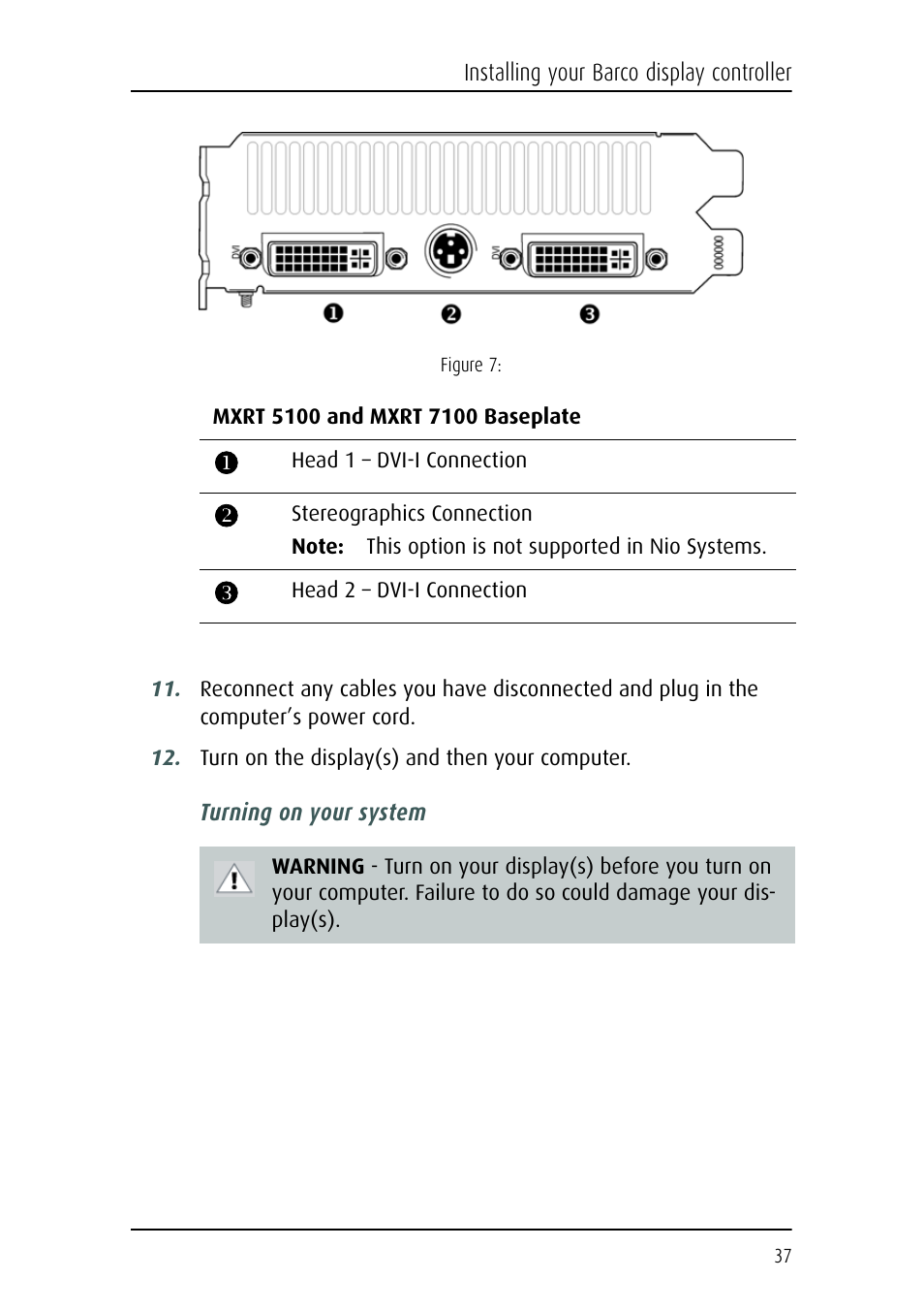 Barco E-2320 C (SE) User Manual | Page 37 / 104