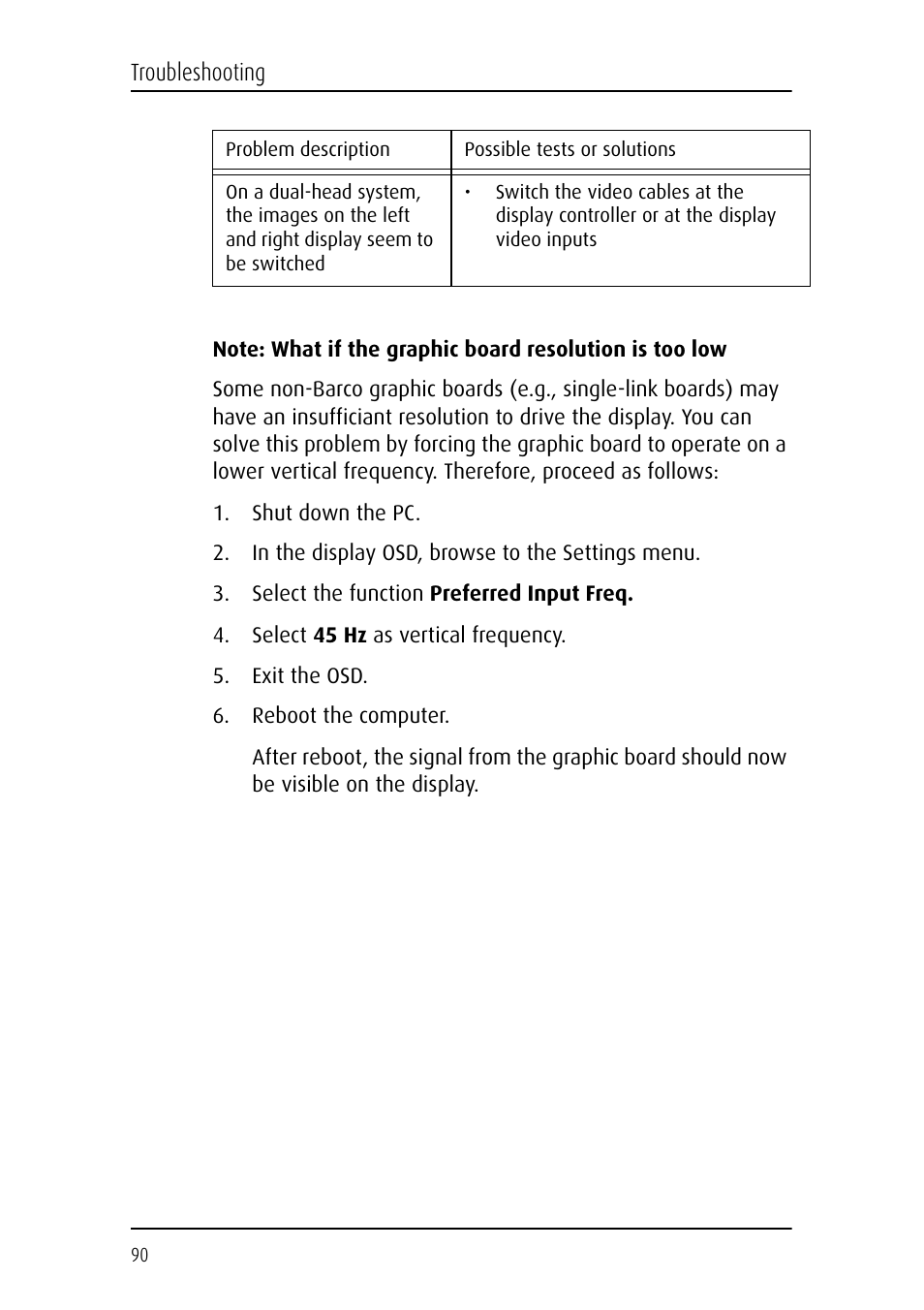 Barco E-2320 C (SE) User Manual | Page 90 / 104