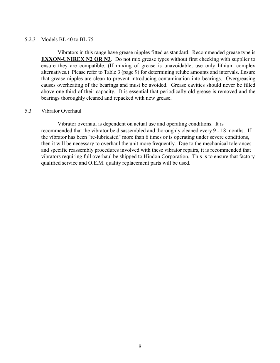 Metalfab Hindon-Invicta L Series User Manual | Page 10 / 20