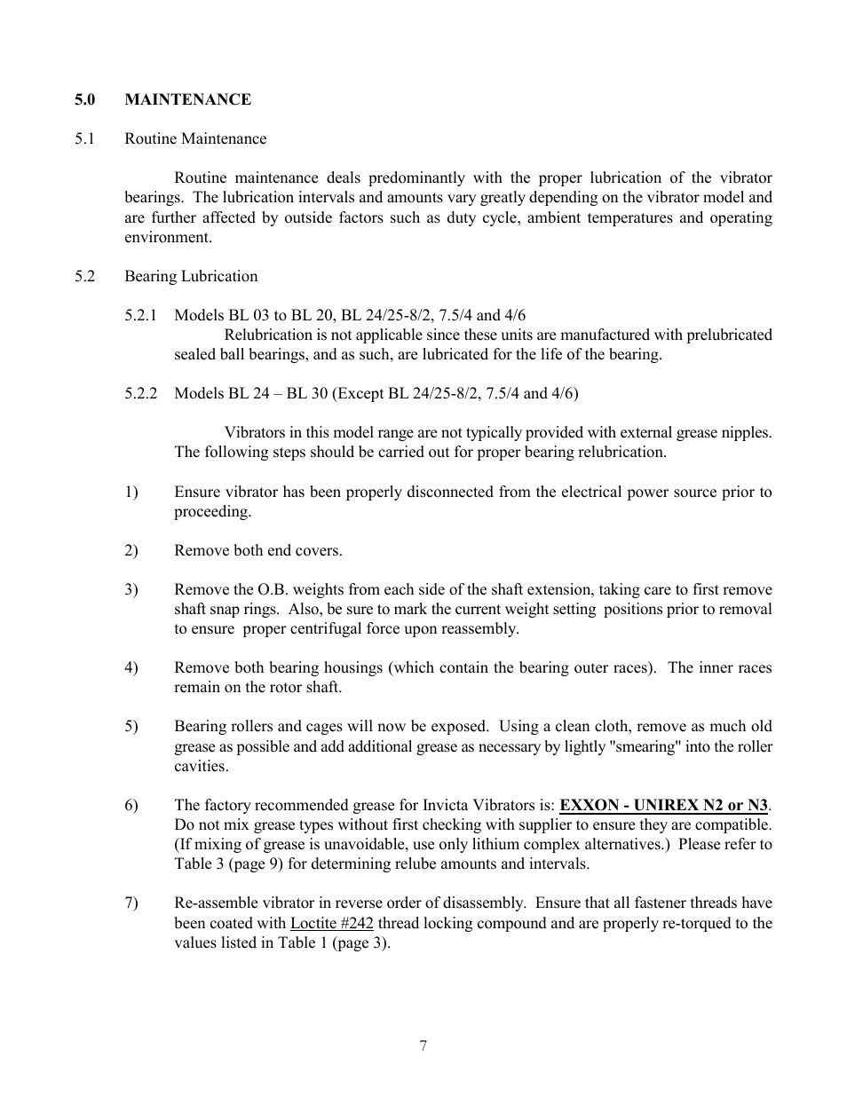 Metalfab Hindon-Invicta L Series User Manual | Page 9 / 20