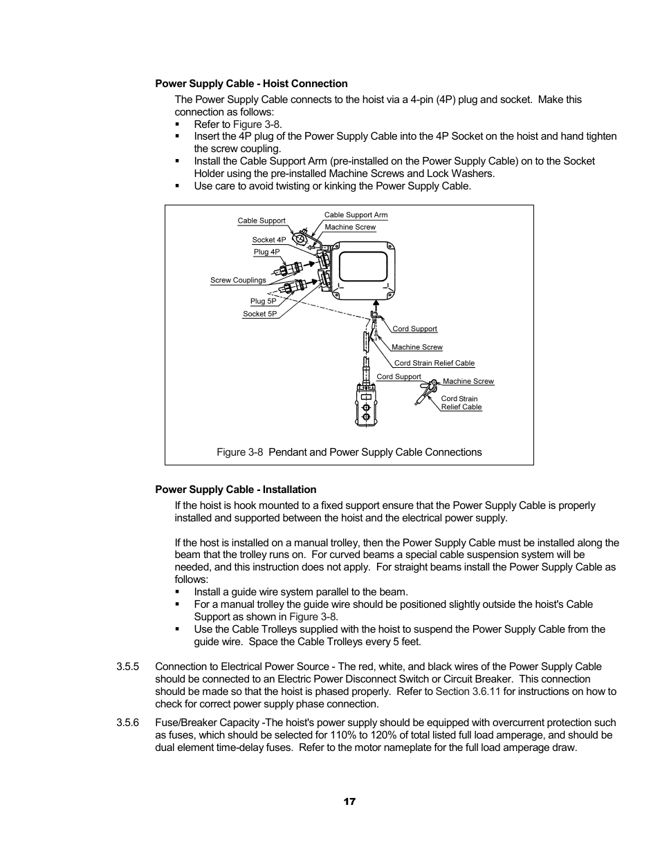 Metalfab Electric Chain Hoist ER and NER Series User Manual | Page 17 / 72