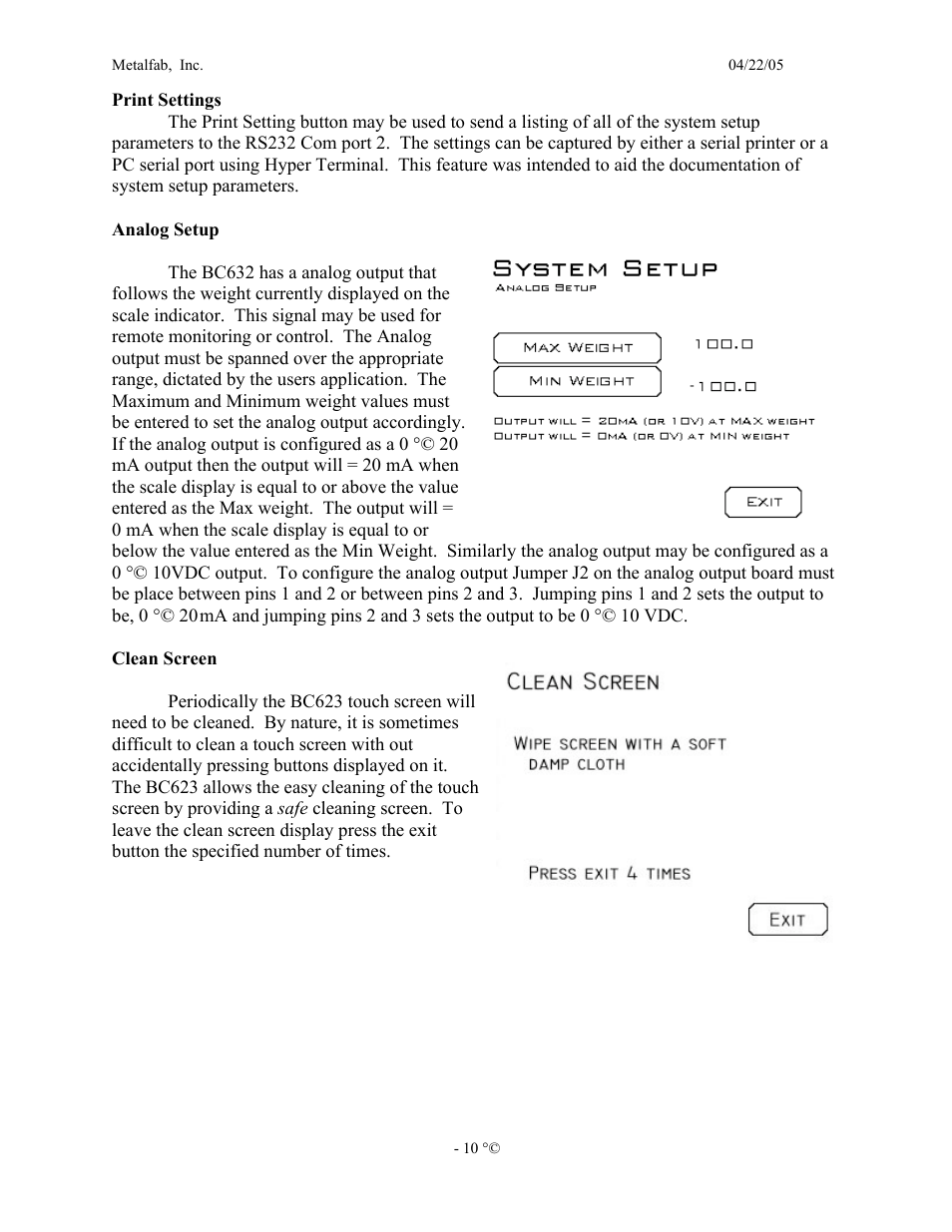 Metalfab Continuous Batch Controller User Manual | Page 10 / 14