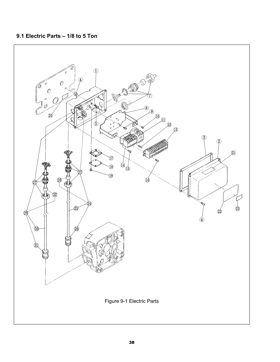 Metalfab Motorized Trolley MR Series User Manual | Page 38 / 64